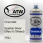 Preview: Chevrolet, Sparkle Silver Effect II (Wheel), 778J: 400ml Sprühdose, von ATW Autoteile West.
